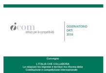 Documento di output Convegno “L’ITALIA CHE COLLABORA. Le relazioni tra imprese e territori tra riforma della Costituzione e competizione internazionale”