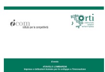 Documento di output #TAVOLOLOMBARDIA. Imprese e istituzioni insieme per lo sviluppo e l’innovazione